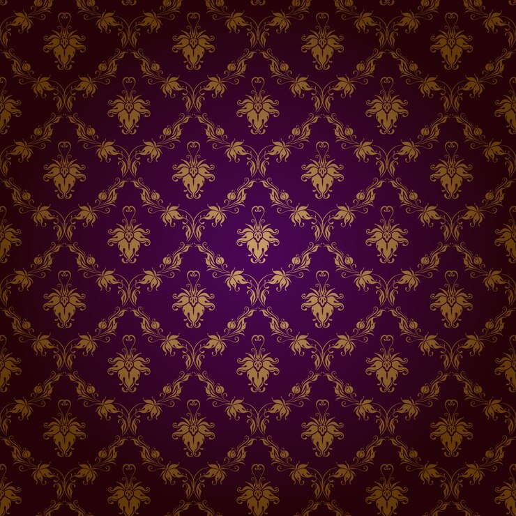 Vecteur motif floral sans soudure damassé.