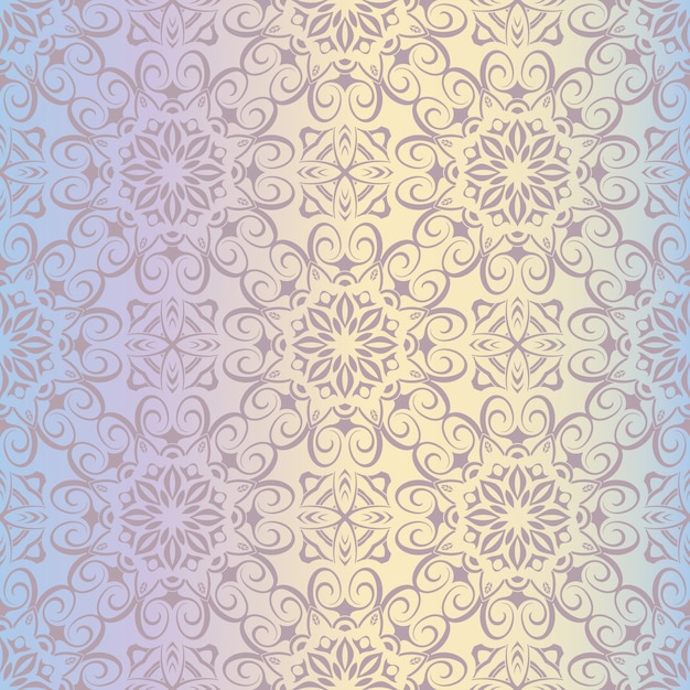 Motif Floral Sans Soudure De Fond D'écran Royal, Fond De Luxe