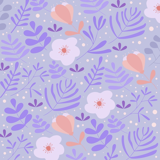 Motif Floral Sans Soudure Ou Texture