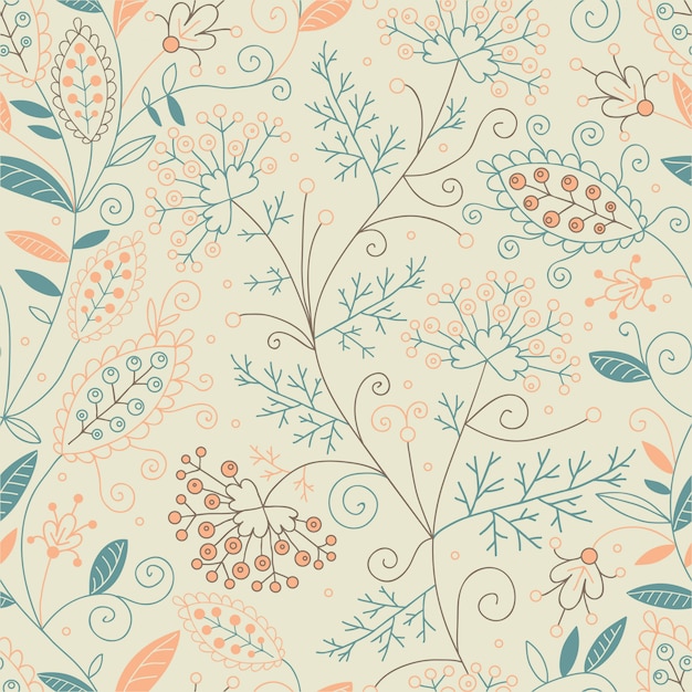 Motif Floral Sans Soudure