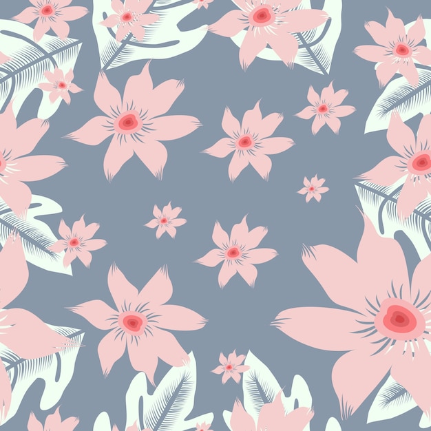 motif floral sans soudure