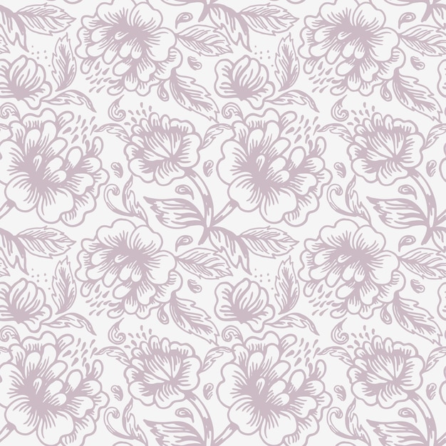 Motif floral sans soudure