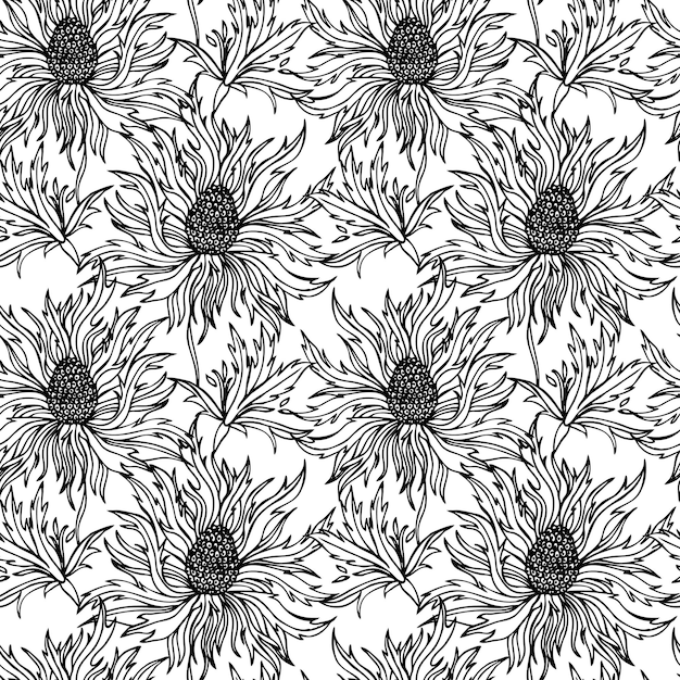 Motif Floral Sans Soudure