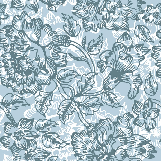 Motif Floral Sans Soudure