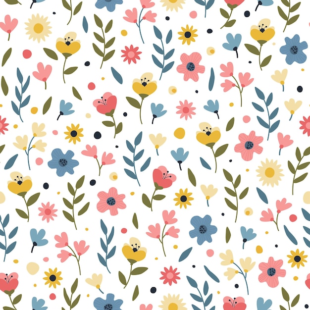 Motif Floral Sans Soudure