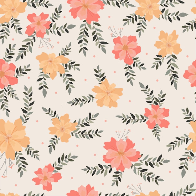 Motif Floral Sans Soudure