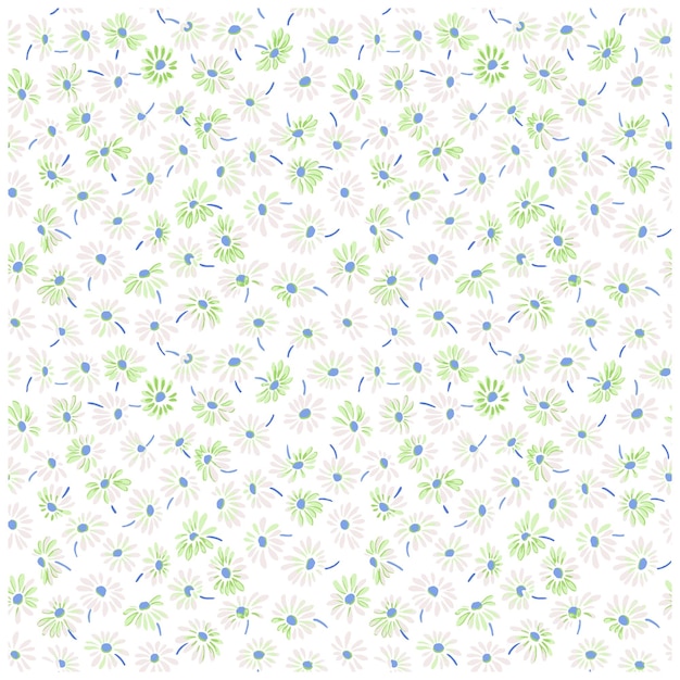 motif floral transparent