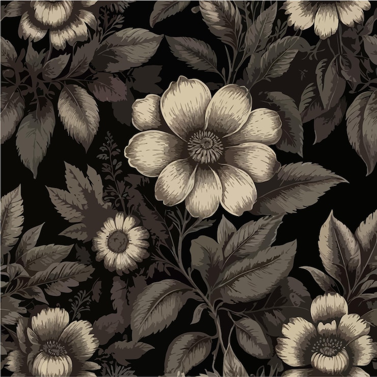 un motif floral