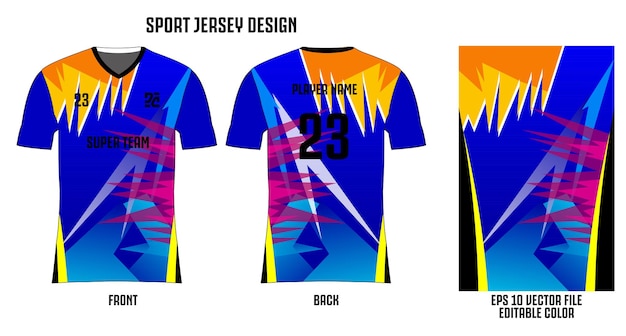 Motif De Fond Abstrait Futuriste Pour La Conception De Maillot De Sport