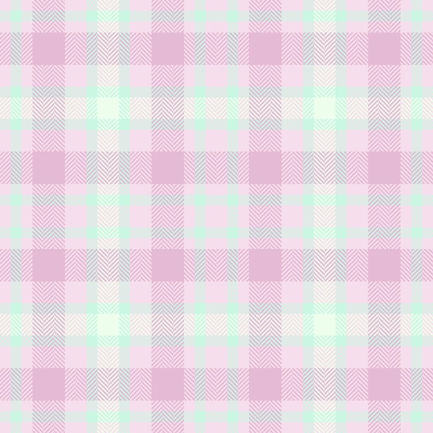 Motif de fond à carreaux de tartan de texture de tissu avec un chèque vecteur textile sans soudure