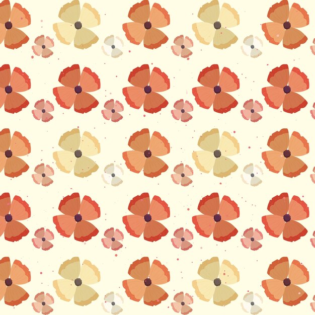 motif de fond de fleurs colorées