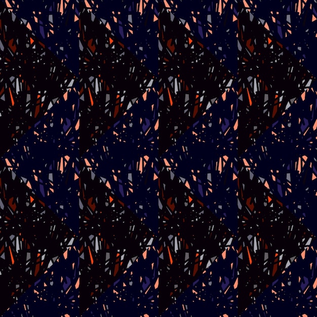 Motif De Fond Sans Couture Mosaïque Gribouillis Grunge