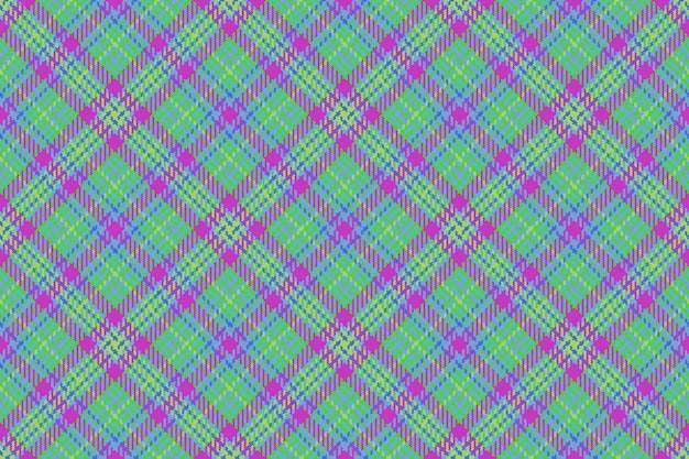 Motif De Fond Sans Couture Tissu Textile Vecteur Tartan Vérifier Texture Plaid