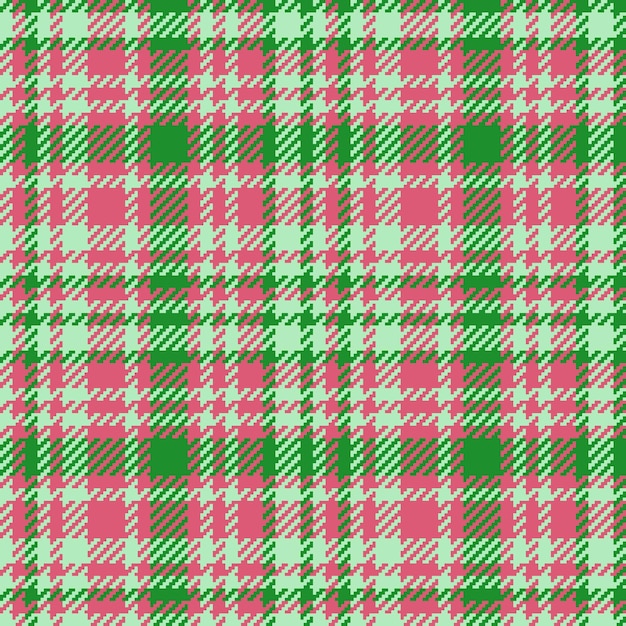 Motif De Fond Sans Couture Tissu Vérifier Textile Tartan Texture Vecteur Plaid