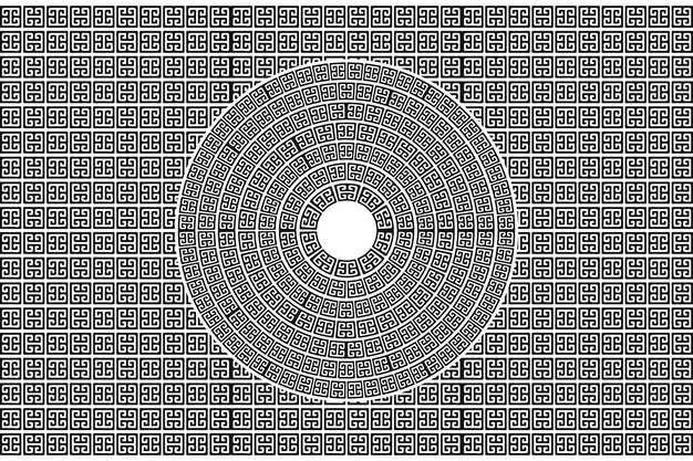 Un motif de fond versace grec coloré pour tout type de projet de conception de mode ou de textile