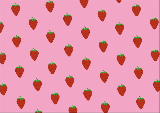 Motif De Fraises