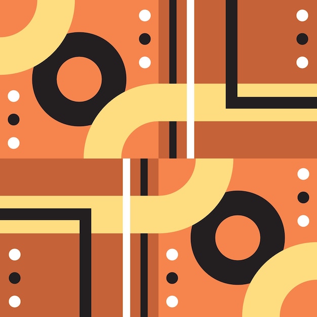 Motif géomatique sans couture