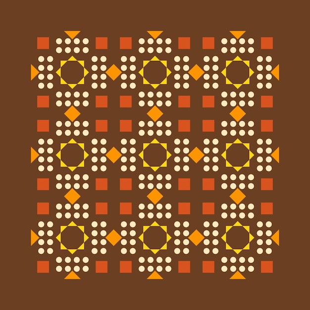 Vecteur motif géométrique 06
