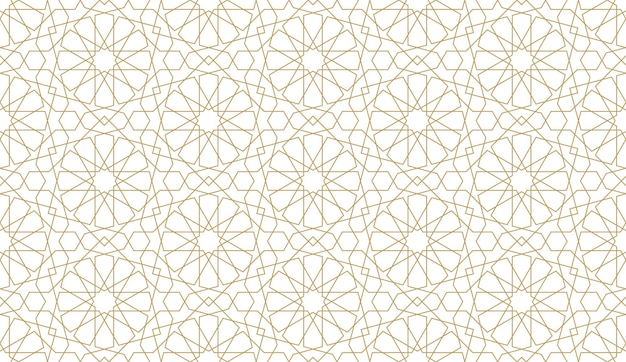 Motif Géométrique Sans Couture Dans Un Style Arabe Authentique. Illustration Vectorielle