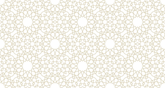 Vecteur motif géométrique sans couture dans un style arabe authentique. illustration vectorielle