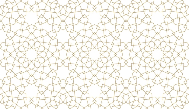 Motif Géométrique Sans Couture Dans Un Style Arabe Authentique. Illustration Vectorielle