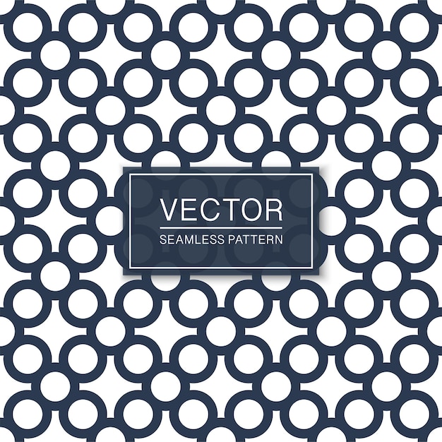 Vecteur motif géométrique sans soudure simple fond minimaliste de vecteur de texture symétrique bleu et blanc