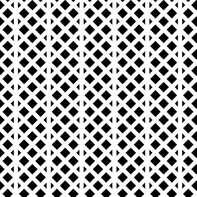 Motif Géométrique Sans Soudure. Vector Abstrait Classique En Couleur Noir Et Blanc