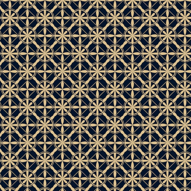 Motif Géométrique Avec Vecteur Premium De Conception De Motifs De Fleurs