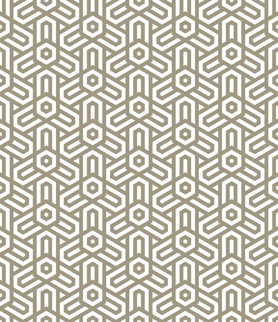 Un Motif Hexagonal Géométrique Sans Soudure
