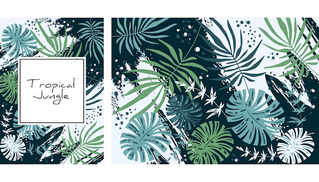 Motif De Jungle Tropicale.