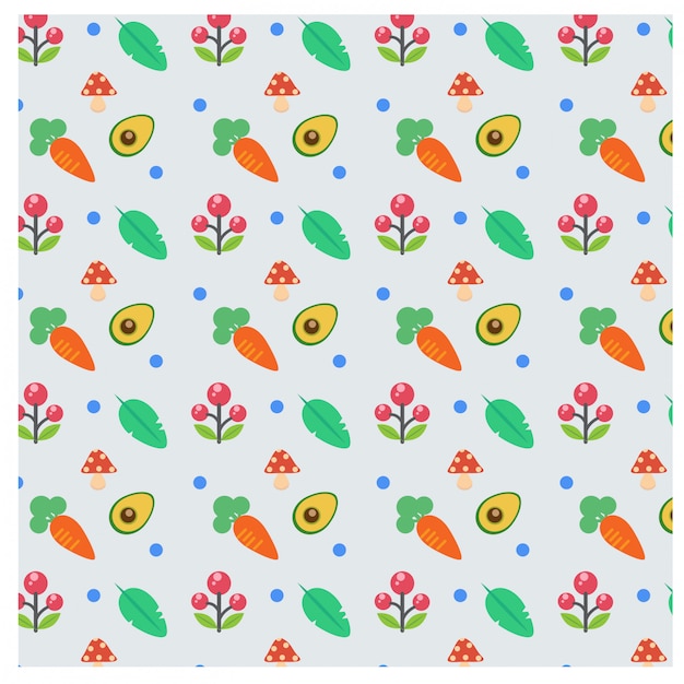 Motif De Légumes Et De Fruits