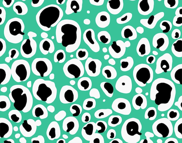 Motif léopard sans couture Conception vectorielle moderne pour le web et l'impression Textiles faits à la main Tissu et papier peint Couleurs contemporaines Illustration vectorielle