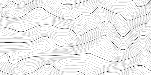 Le motif de lignes ondulées abstraites La conception de la texture d'arrière-plan textiles emballage de vêtements paysage et idée créative