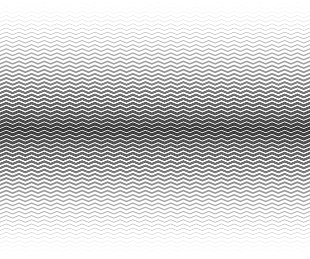 Motif De Lignes En Zigzag D'onde Ligne Ondulée Noire Sur Fond Blanc Illustration Vectorielle De Texture