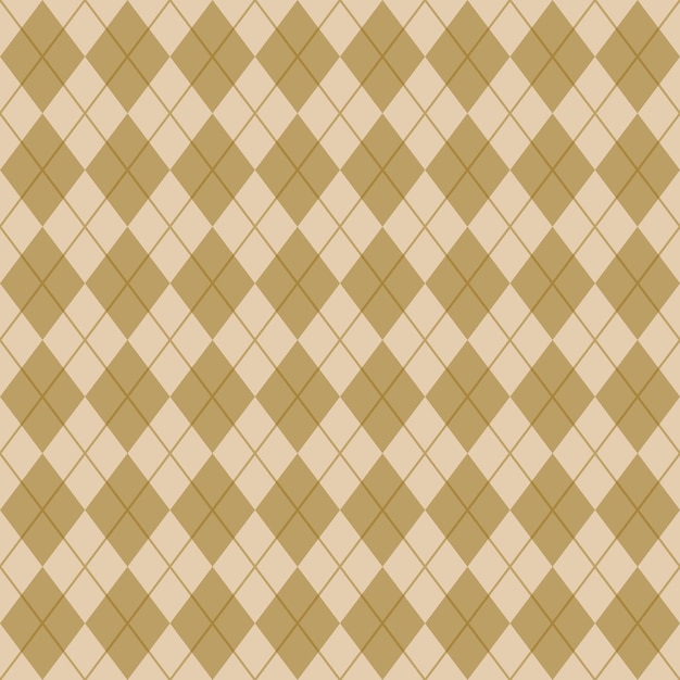 Motif losanges sans couture marron