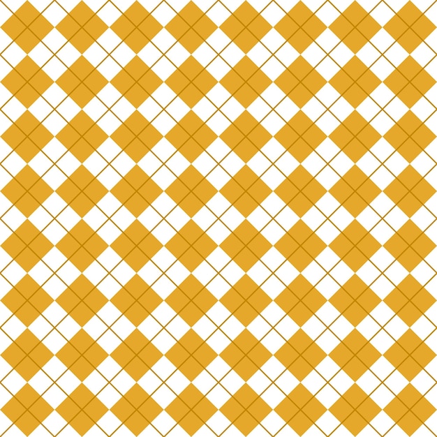 Motif de losanges sans couture orange et blanc simple
