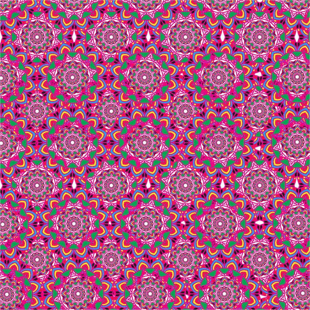 motif de mandala couleur de fond motif de mandala ensemble de motifs sans couture