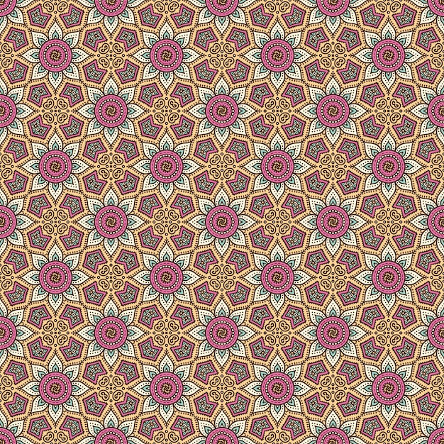 Motif De Mandala Ornemental De Luxe