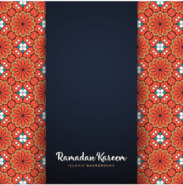 Motif De Mandala Ramadan Kareem