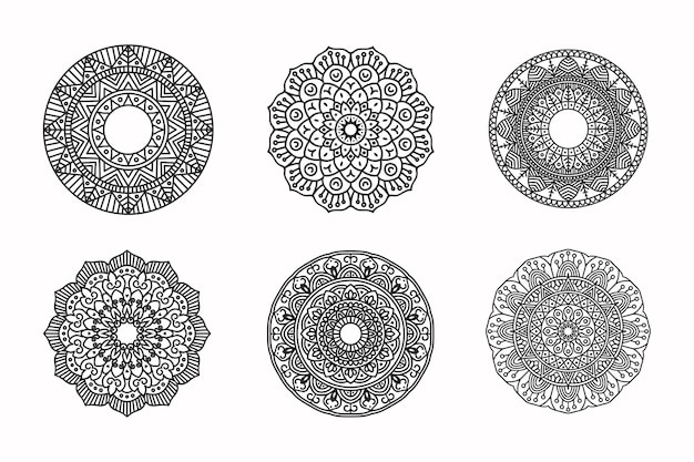 Motif De Mandala Style Ethnique De Fond Islamique