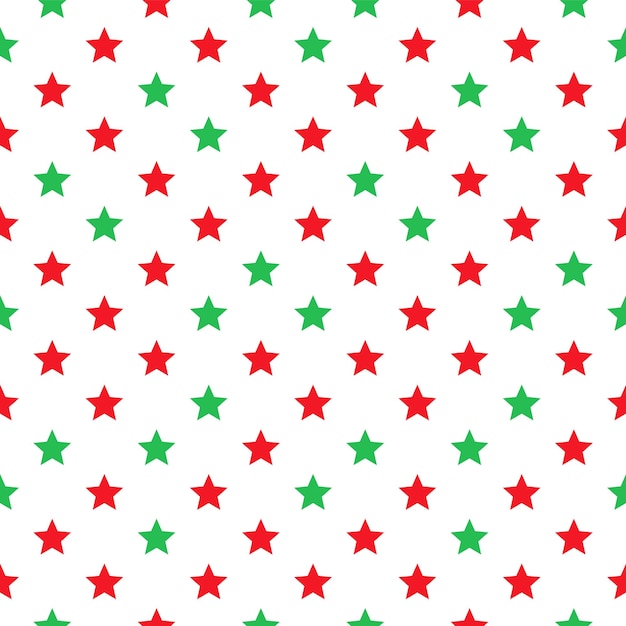 Motif De Noël Fond De Noël Sans Couture Texture Géométrique De Vacances Avec Des étoiles Rouges Et Vertes