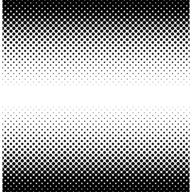 un motif noir et blanc avec des cercles et un fond blanc