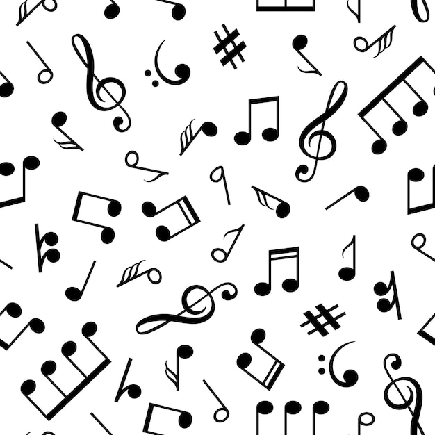 Motif de notes de musique.