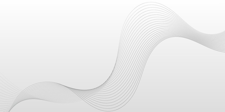 Vecteur motif d'onde dynamique noir et blanc arrière-plan abstrait