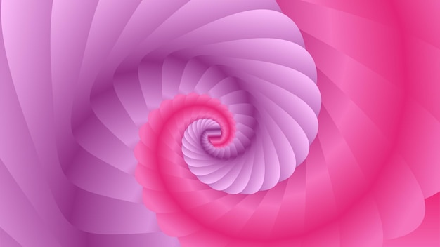 Vecteur motif ondulé, spirale de fibonacci