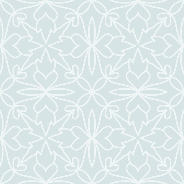 Motif Ornemental Floral Géométrique Sans Soudure