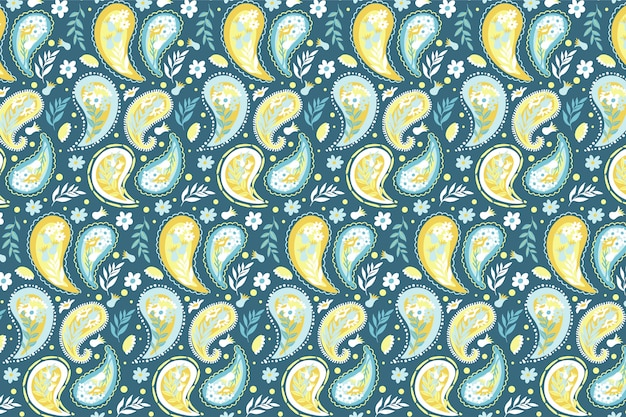 Motif Paisley Coloré