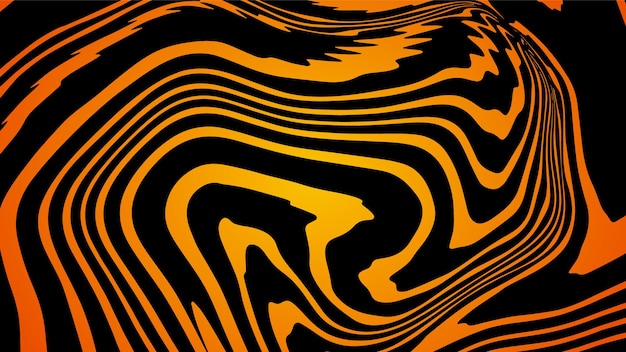 motif de peau d'animal en cuir de tigre de couleur orange et noire