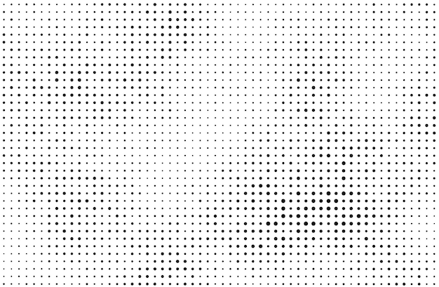 Vecteur motif de point de grille monochrome, fond de grille en demi-teinte pour votre conception