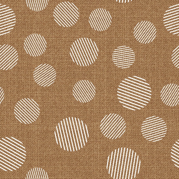 Motif De Points Sur Textile, Abstrait Géométrique. Illustration De Style Créatif Et De Luxe